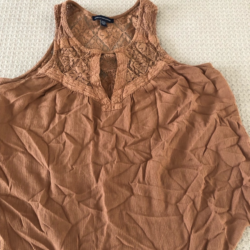 Brown tank top